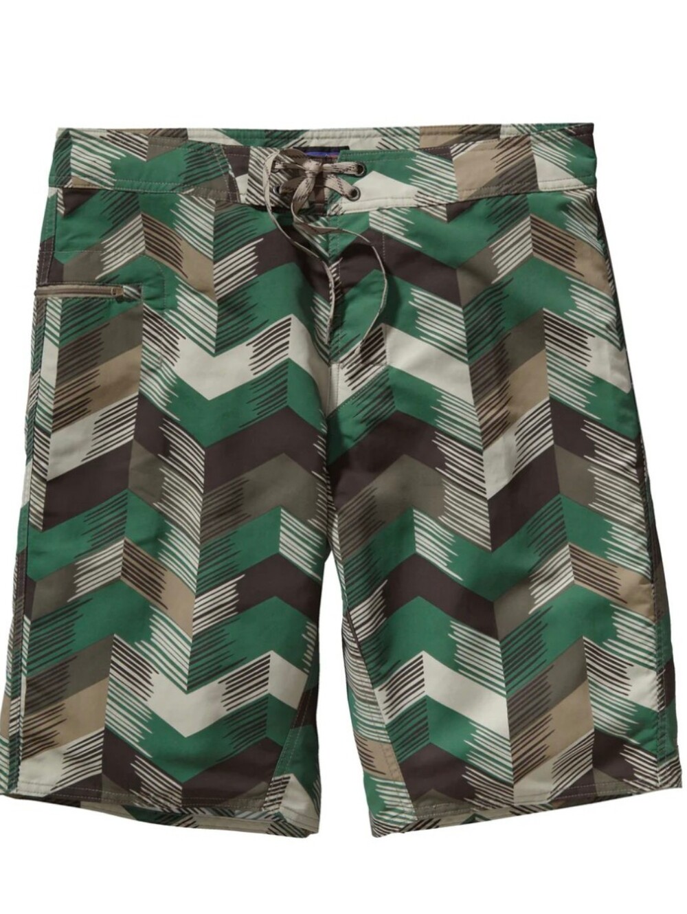 Patagonia Wavefarer Men Board Shorts 9" Mud Green Black Printed Size 30 NWOT